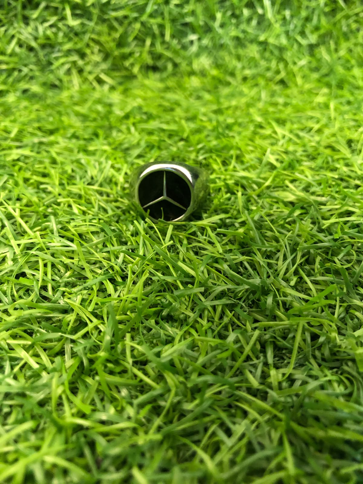 Luxury Black Emblem Ring for Men